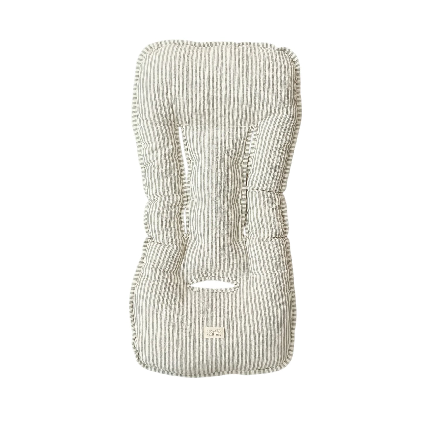 Cojín para Coche - Musgo Rayas | Baby Mattress