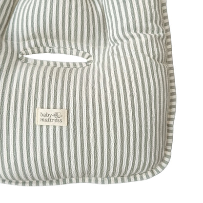 Cojín para Coche - Musgo Rayas | Baby Mattress