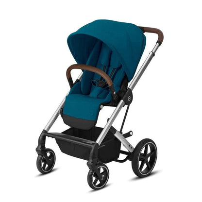 Travel System: Balios S Lux 2.0 + Silla Aton S2 + Base - River Blue
