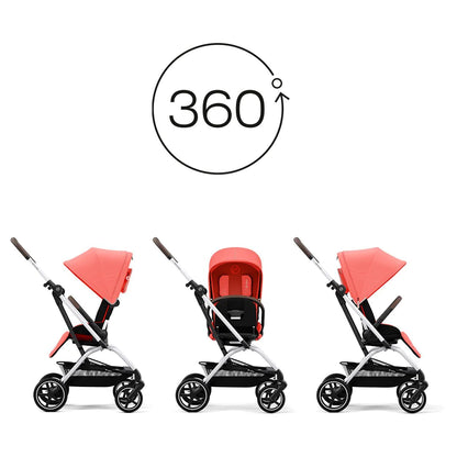 Coche de Paseo Eezy S Twist Plus 2 - Hibiscus Red