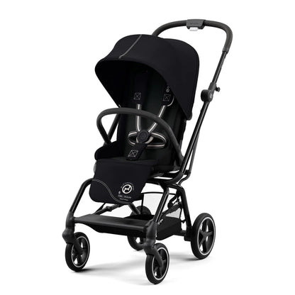 Eezy S Twist Plus 2 Stroller - Leather Moon Black