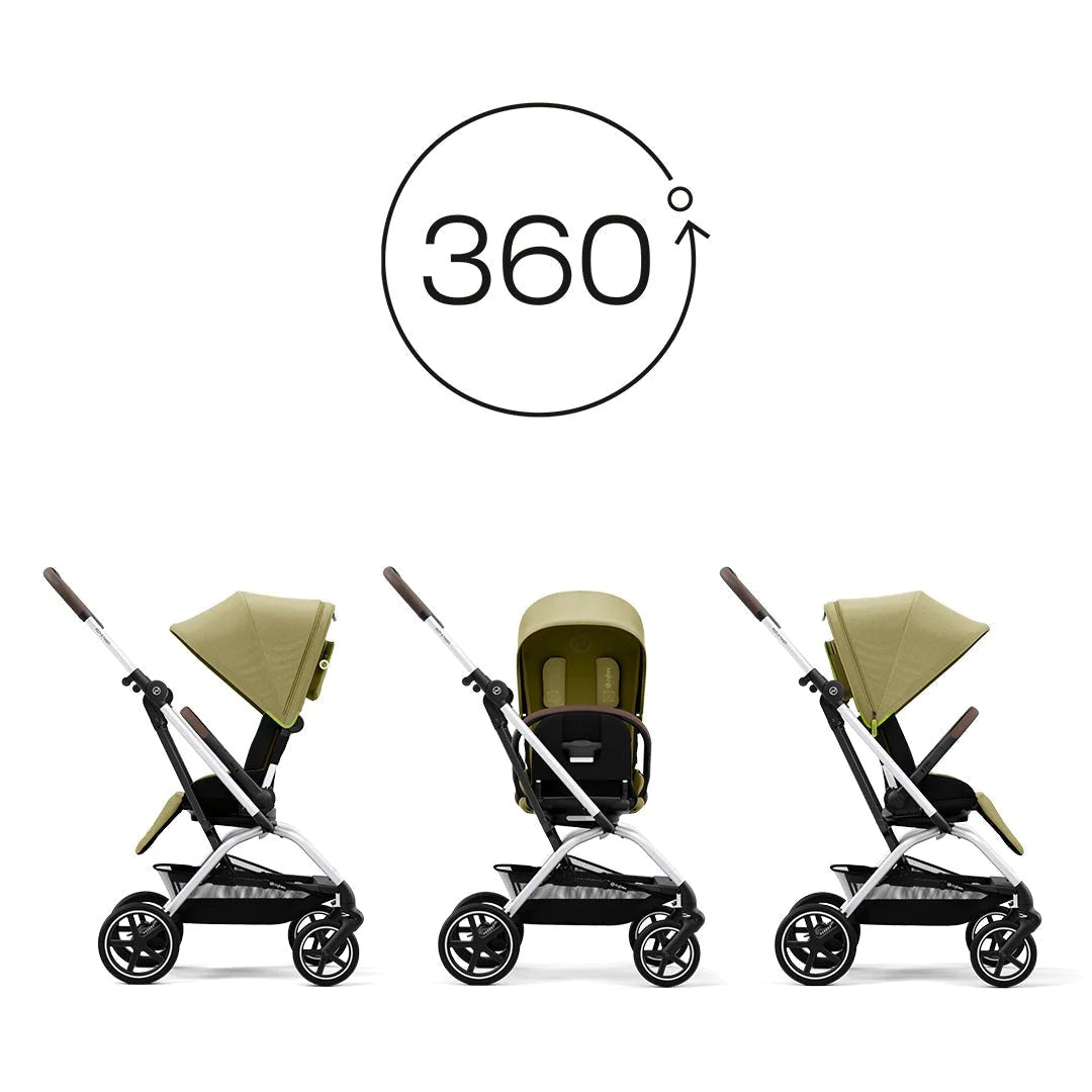 Eezy S Twist Plus 2 Stroller - Nature Green