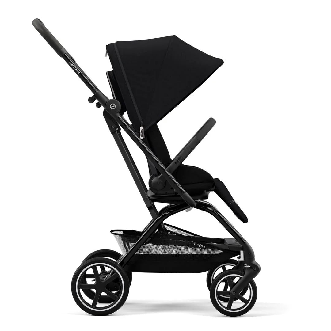 Eezy S Twist Plus 2 Stroller - Leather Moon Black