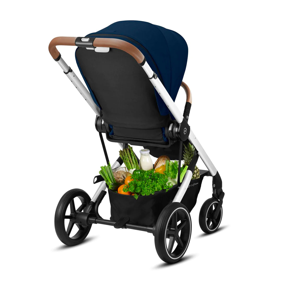 Travel System: Balios S Lux 2.0 + Silla Aton S2 + Base - Navy Blue