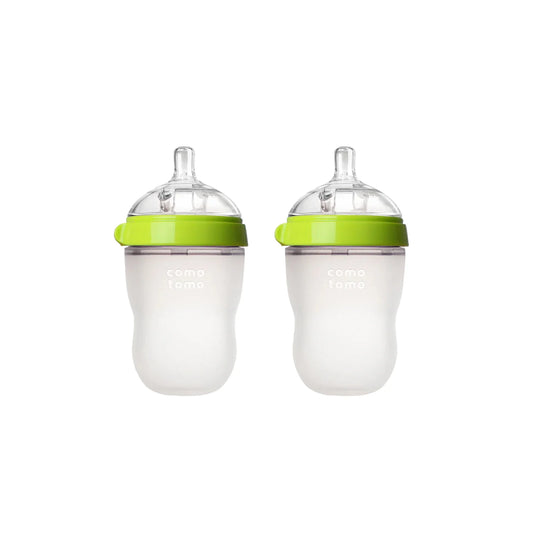 Pack de 2 Mamaderas Comotomo 250ml - Verde | Comotomo