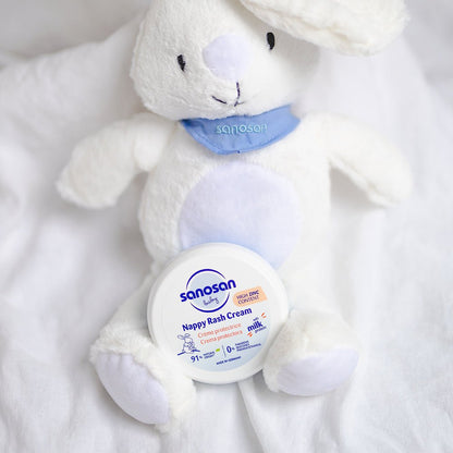 Crema de Pañal Protectora, regeneradora y anticoceduras Sanosan - Sanosan-MiniNuts expertos en coches y sillas de auto para bebé