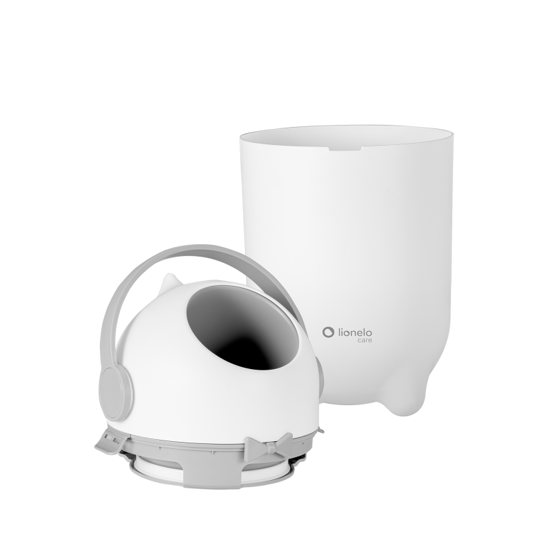 Basurero Contenedor de Pañales Purebin - White | Lionelo