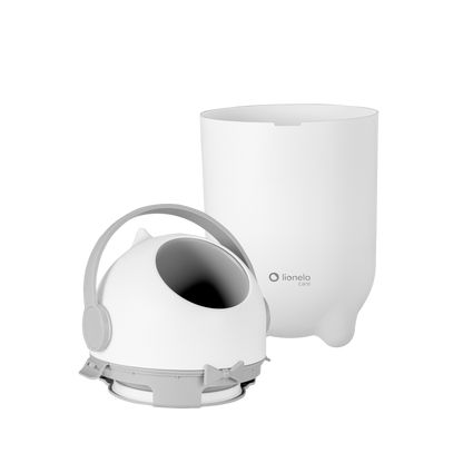 Basurero Contenedor de Pañales Purebin - White | Lionelo