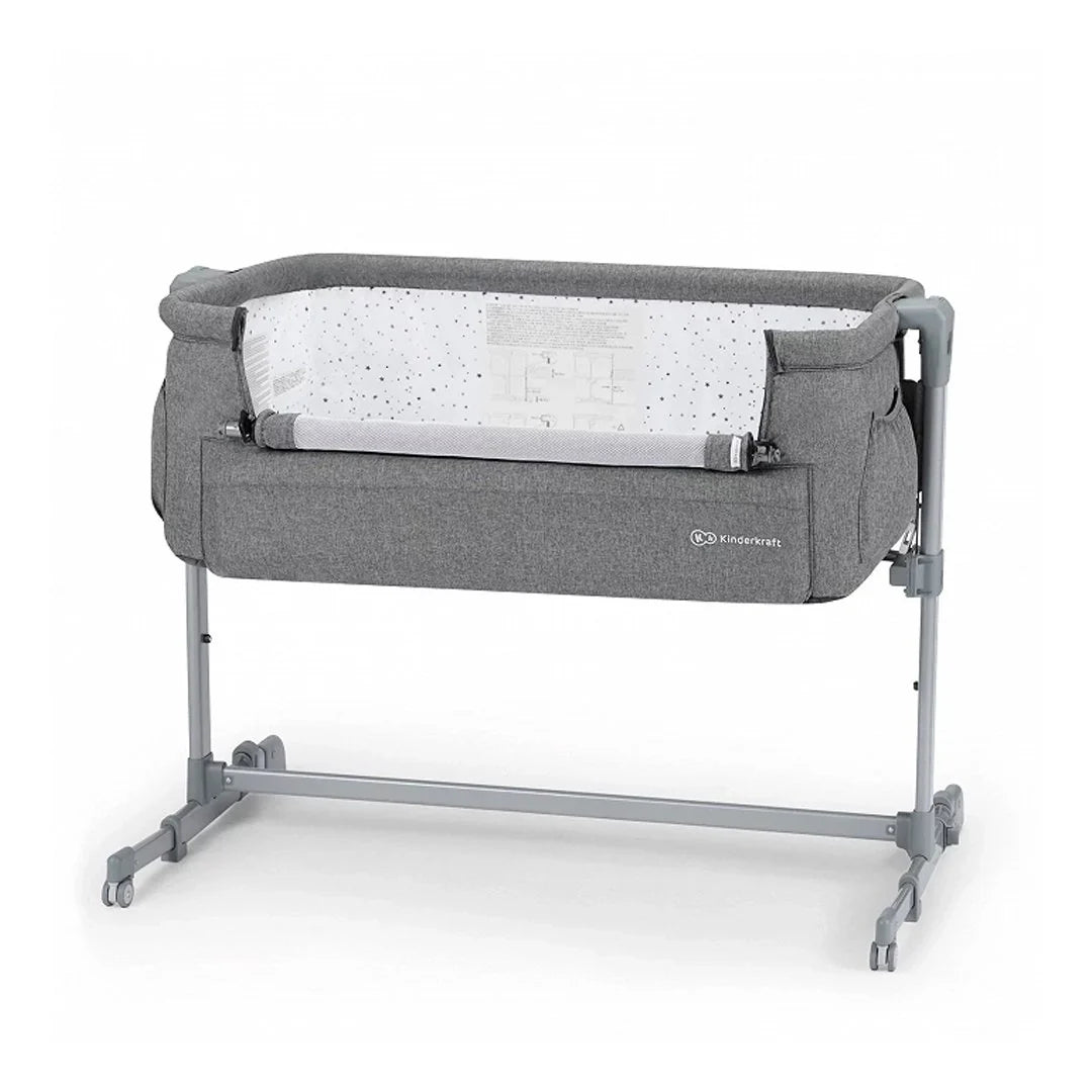 Neste Up Co-Sleeping Crib - Gray Melange 