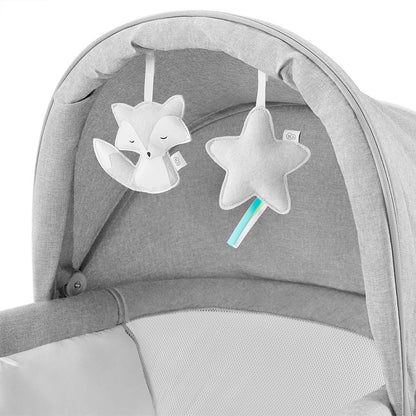 Lovi 3 in 1 Crib - Grey