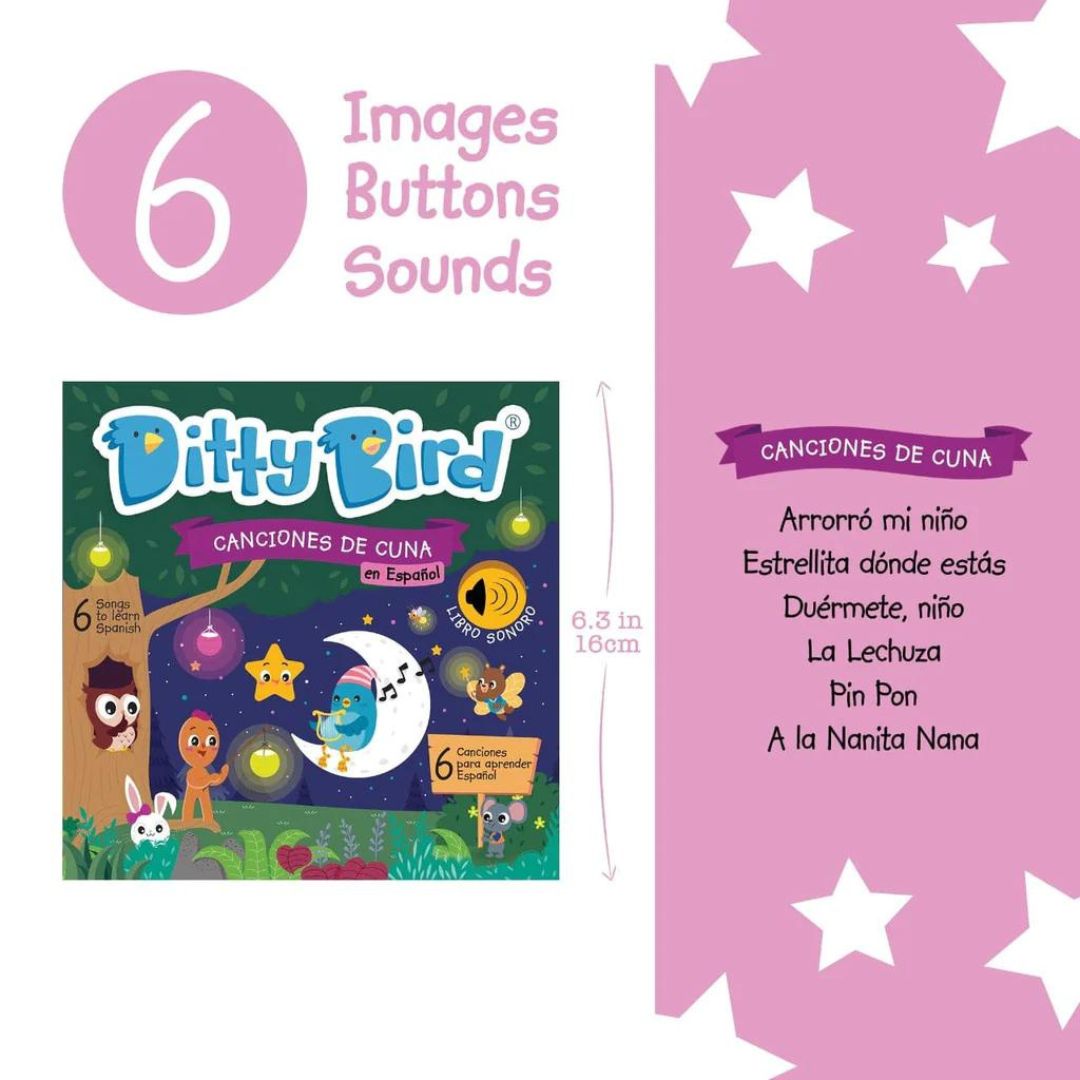 Libro Bebe Año Libro De Sonido Ditty Bird Canciones En Inglés