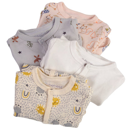 Pack de 4 Pijamas Unisex | Bebesit