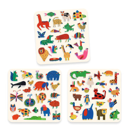 Stickers de Fieltro - ¡Animales por todas partes! | Djeco
