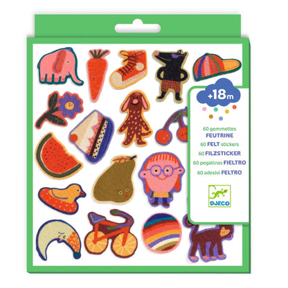 Stickers de Fieltro - ¡Las loquillas! | Djeco