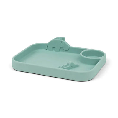 Plato con Compartimientos Peekaboo Deer Friends - Azul | Done by deer