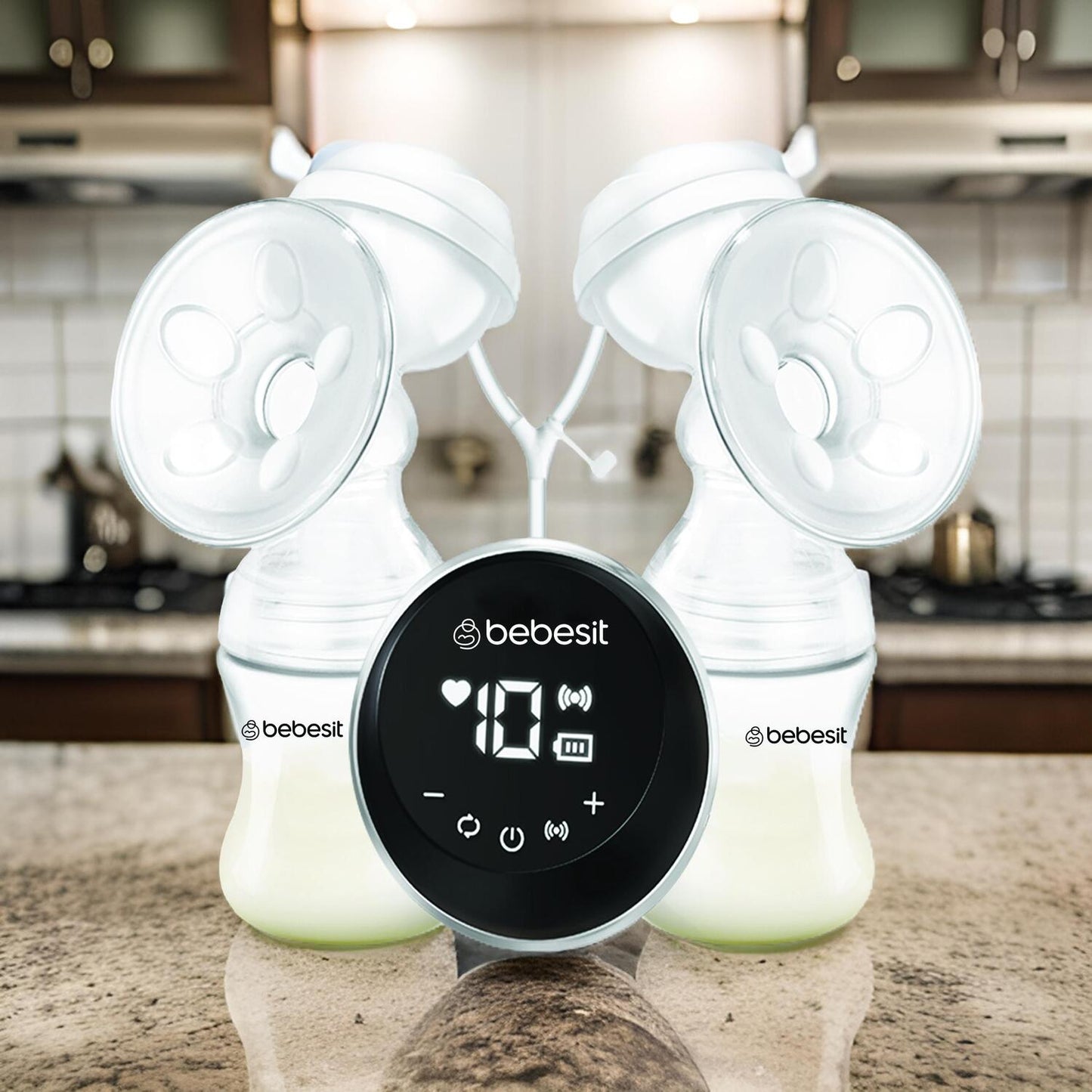 Sacaleche Extractor Leche Materna Eléctrico Doble | Bebesit