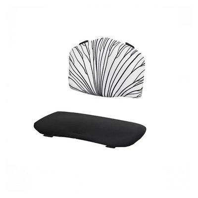 Enock Chair Cushion - Black and White