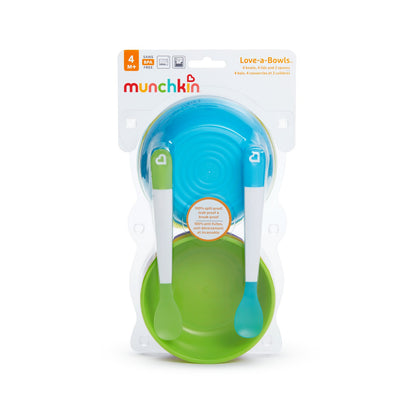 Pack of 4 Bowls Love Munchkin