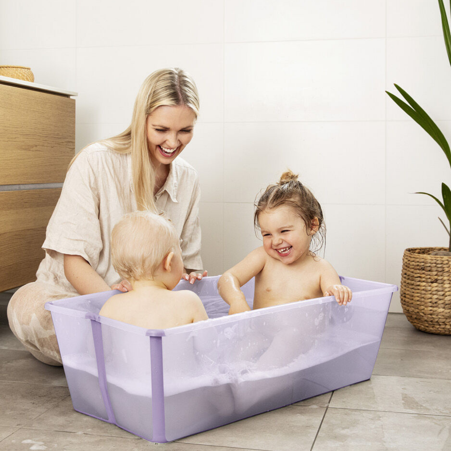 Tina Plegable Flexi Bath® XL (Extragrande) - Lavanda | Stokke