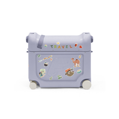 Maleta Infantil y Cama de Viaje JetKids™ BedBox™ - Azul Ártico | Stokke