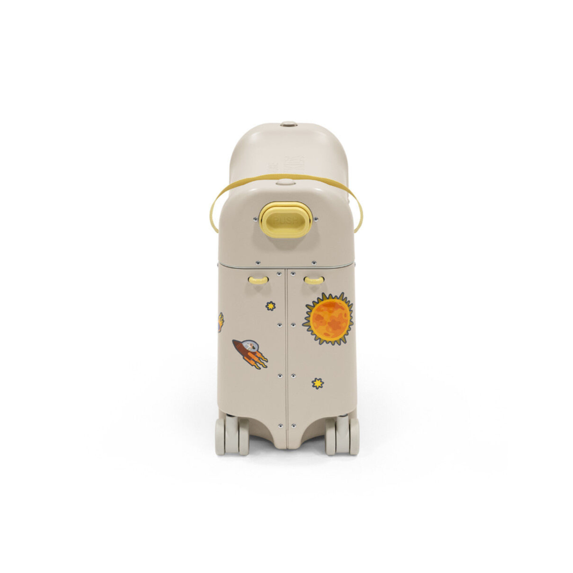 maleta cama portatil stokke Maleta Infantil y Cama de Viaje JetKids™ BedBox™ - Blanco Lunar