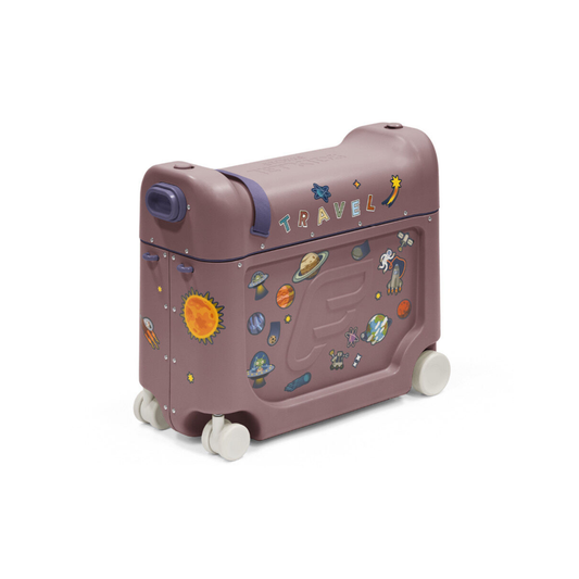 Maleta Infantil y Cama de Viaje JetKids™ BedBox™ - Lila Nebulosa | Stokke