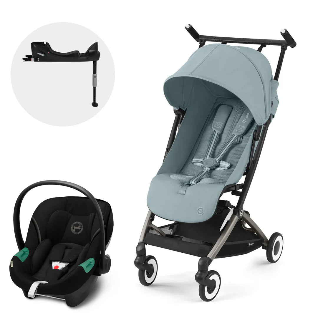 Travel System: Libelle Stroller + Aton S2 Chair + Base - Lava Grey