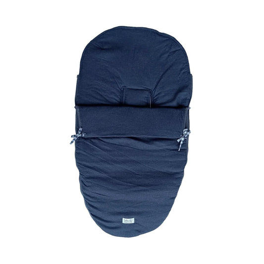 Saco para Coche - Lino - Azul Marino | Baby Mattress
