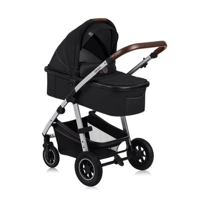 Coche Travel System 3 en 1 Amber - Black Silver | Lionelo