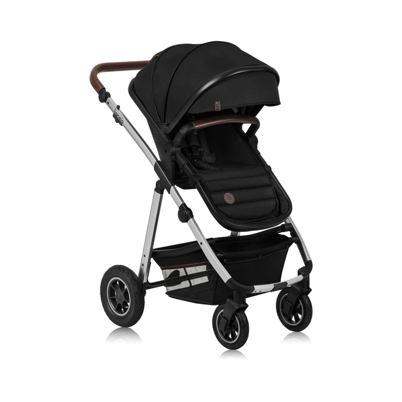 Coche Travel System 3 en 1 Amber - Black Silver | Lionelo
