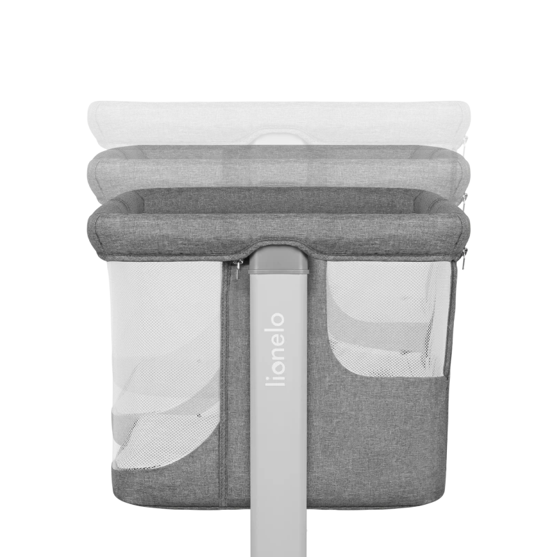 Cuna Colecho Aurora - Grey Concrete | Lionelo