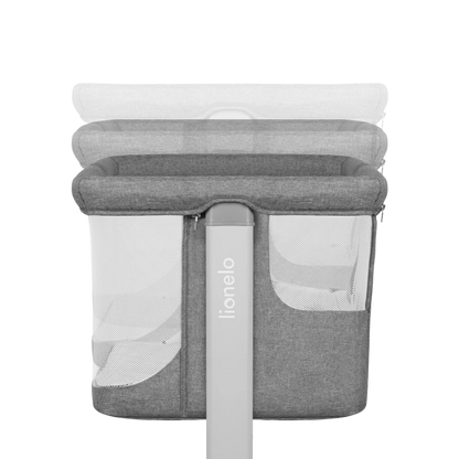 Cuna Colecho Aurora - Grey Concrete | Lionelo