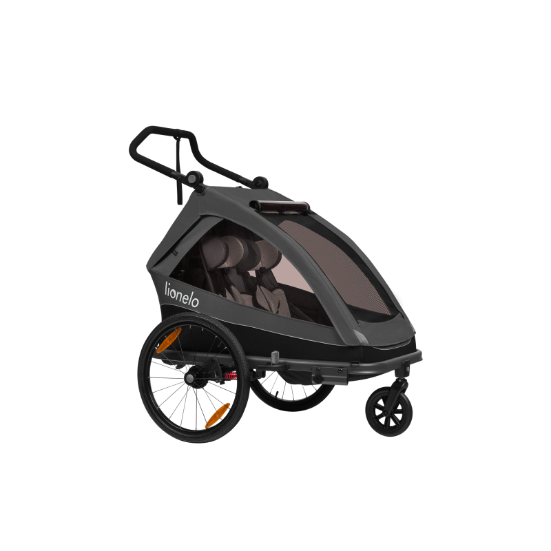 Cama Remolque para Bicicleta y Coche - Grey Graphite | Lionelo