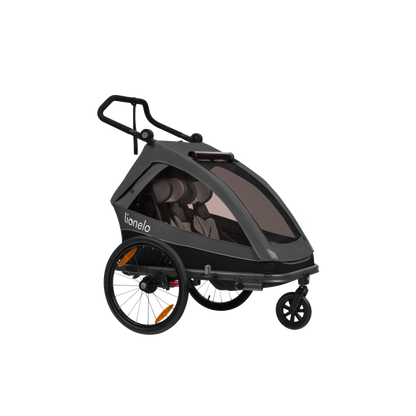 Cama Remolque para Bicicleta y Coche - Grey Graphite | Lionelo