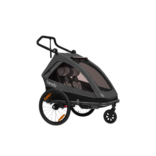 Cama Remolque para Bicicleta y Coche - Grey Graphite | Lionelo