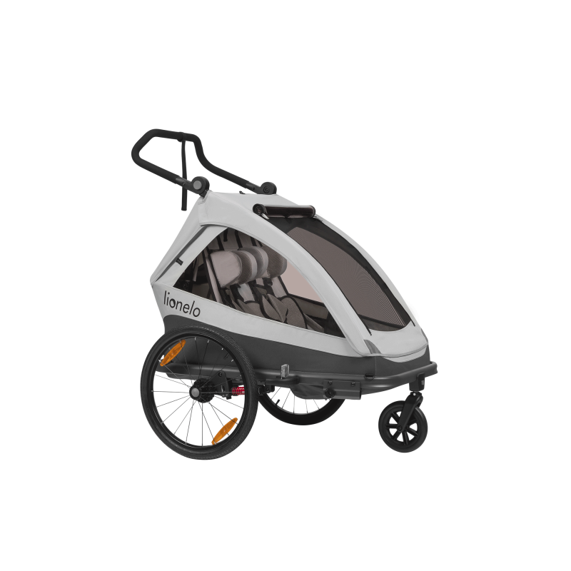 Cama Remolque para Bicicleta y Coche - Grey Stone | Lionelo