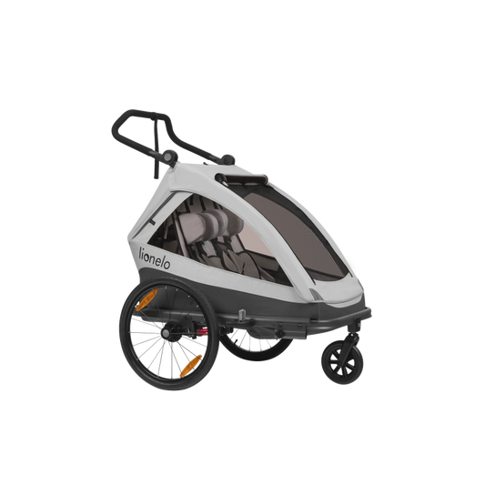 Cama Remolque para Bicicleta y Coche - Grey Stone | Lionelo