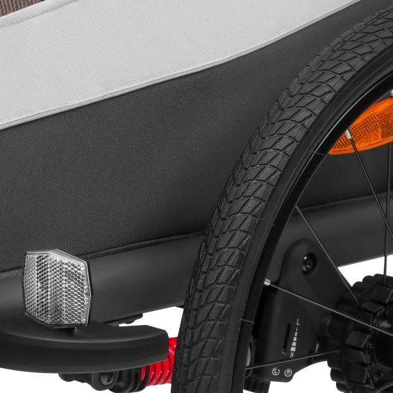 Cama Remolque para Bicicleta y Coche - Grey Stone | Lionelo