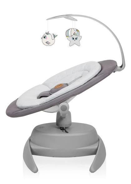 Silla Nido Mecedora Mell - Grey Stone | Lionelo