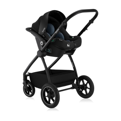Coche Travel System 3 en 1 Meril - Black Onyx | Lionelo