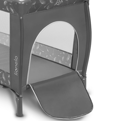 Cuna de Viaje Sven Plus  - Grey Concrete | Lionelo