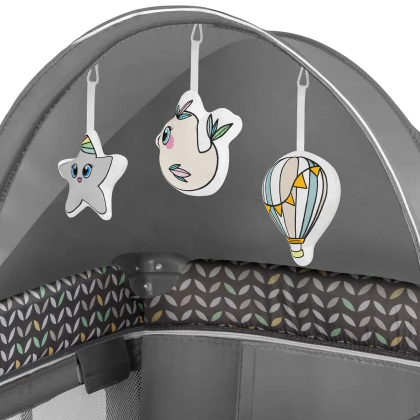Cuna de Viaje Sven Plus - Grey Scandi | Lionelo