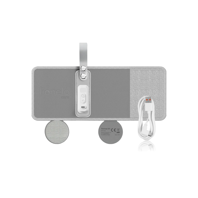 Calentador para Mamaderas Portátil Thermup Go - Grey Silver | Lionelo