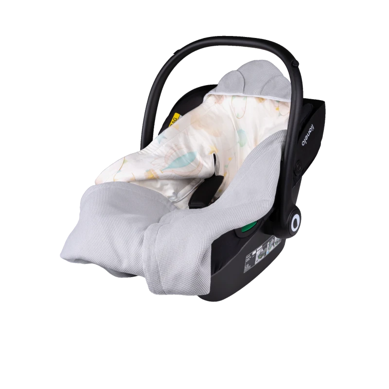 Manta Envolvente para Silla de Auto - Grey Balloon | Lionelo