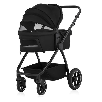 Coche Travel System 3 en 1 Meril - Black Onyx | Lionelo