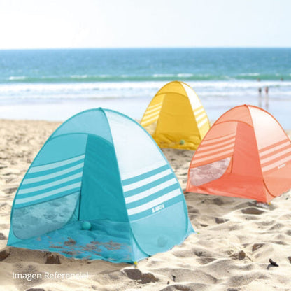 Carpa de Playa Plegable con Filtro UV - Amarillo | Ludi