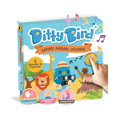 Libro Interactivo Musical - Safari Animal Sounds