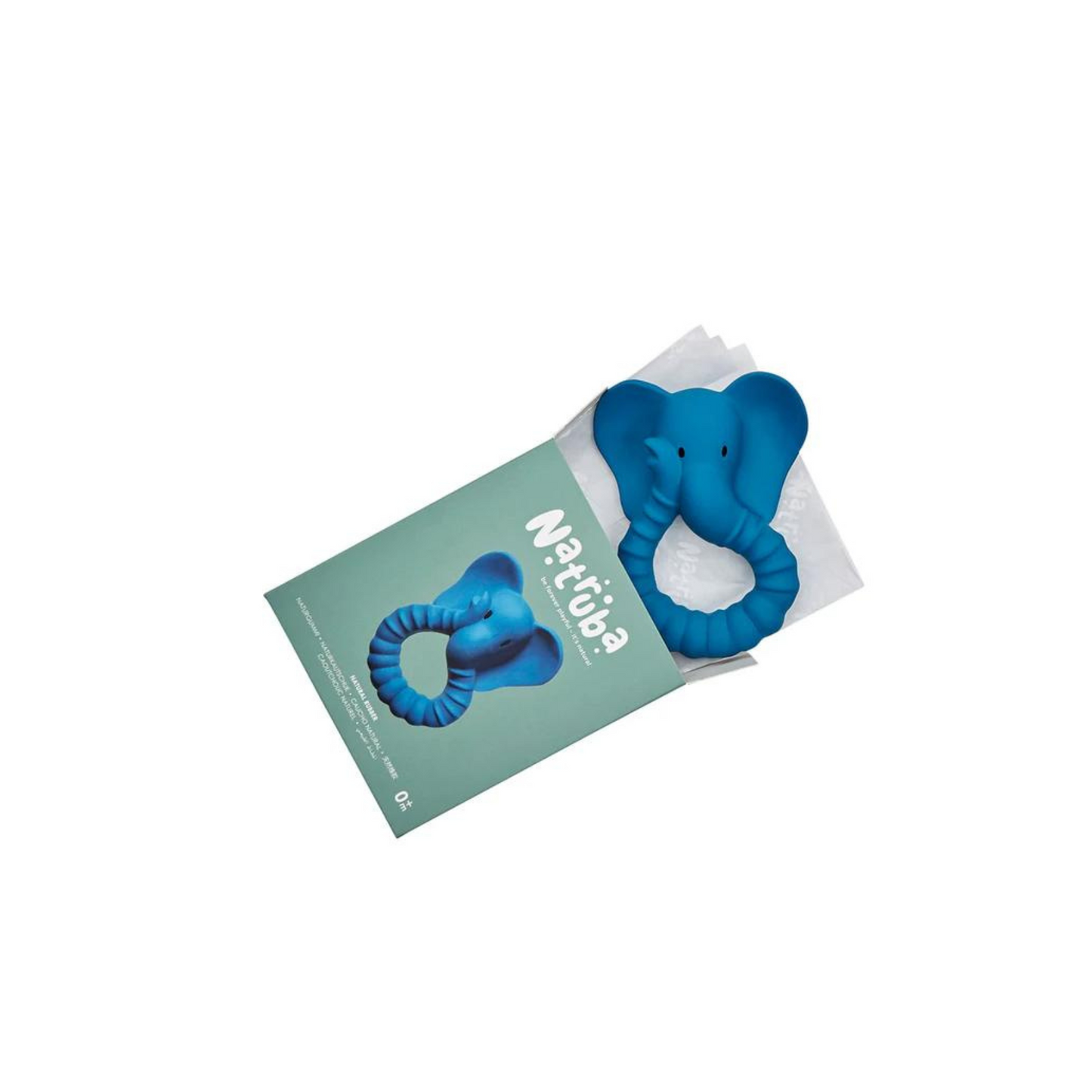 Teething Ring - Blue Elephant