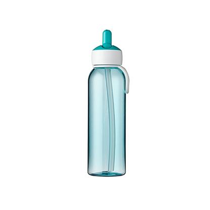 Flip-Up Water Bottle - Turquoise