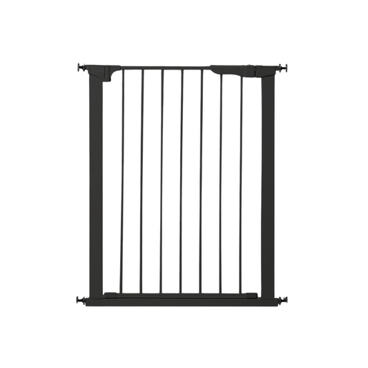 Puerta de Seguridad XL con Cierre Automático (74 - 120 cm) - Negro